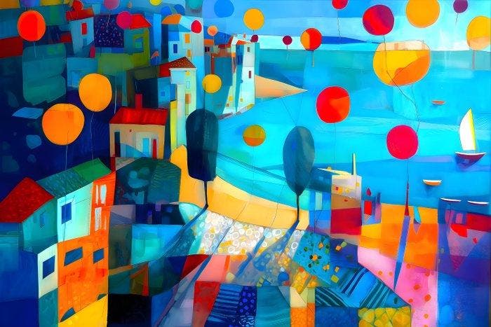 Jowita Skalska - Where Summer Waits XXL, Antiquités & Art, Art | Objets design