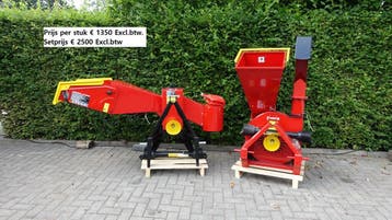 Remet R120 takken/stam knipper en Remet RT630 Takken versnip, Ophalen