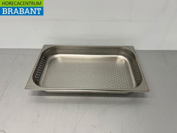Acier inoxydable HCB Bac gastronorme perforé GN Plateau 1/1, Verzenden, Nieuw in verpakking