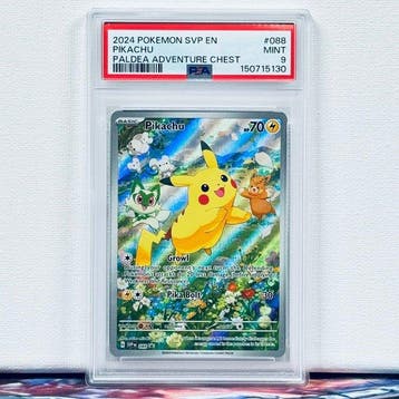 Pokémon Graded card - PIKACHU #088 - Pokémon - PSA 9