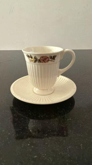 Wedgwood - Koffieservies voor 6 - Edme - Porselein
