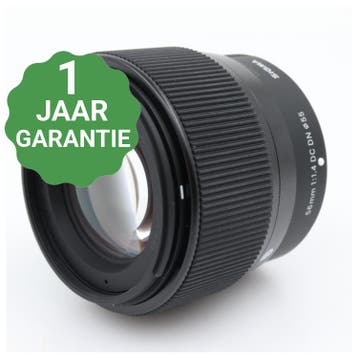 Sigma 56mm F/1.4 DC DN Contemporary Fujifilm X | Tweedehands, Audio, Tv en Foto, Verzenden, Zo goed als nieuw