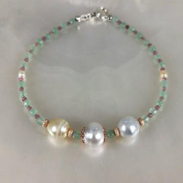 Zonder minimumprijs - Armband Zilver Parel - Parel -