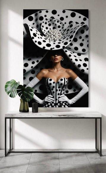 Off Axis - Pearls & Polka Dots - Œuvre unique 1/1 - XL