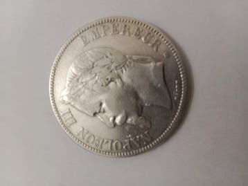 Frankrijk. Napoléon III. 5 Francs 1867-BB, Strasbourg