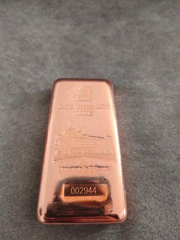 1 kilogram - Koper .999 - CMC - Metales Preciosos - Met