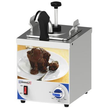 Sausdispenser | RVS | 2.5L (1/6 GN) | Verwarmde Uitloop |, Verzenden, Nieuw in verpakking