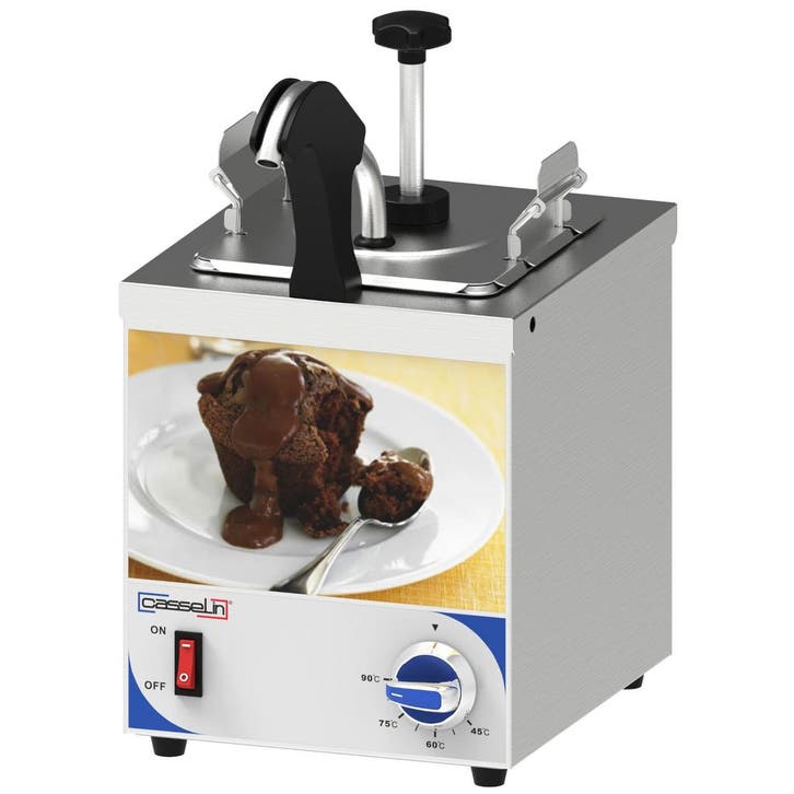 Sausdispenser | RVS | 2.5L (1/6 GN) | Verwarmde Uitloop |, Articles professionnels, Horeca | Équipement de cuisine, Envoi