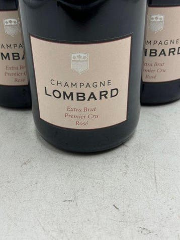 Lombard, Premier Cru Rosé - Champagne Extra Brut - 6 Flessen, Nieuw