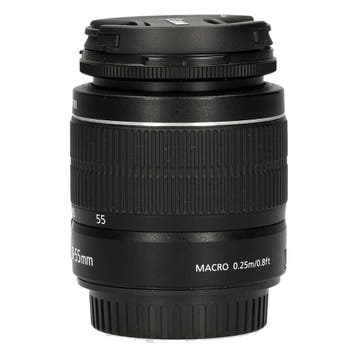 Canon EF-S 18-55mm f/3.5-5.6 III met garantie, Ophalen of Verzenden, Gebruikt