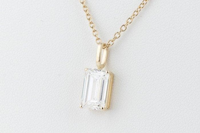 Halsketting - 14 karaat Geel goud - 3.01ct. tw. Diamant, Bijoux, Sacs & Beauté, Colliers