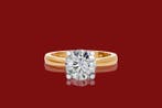 Bague - 14 carats Or jaune - 2.51ct. tw. Diamant (Cultivé en, Nieuw