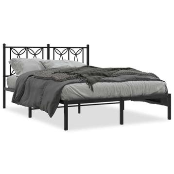Stalen bedframe 135x190cm | Retour deal | Snel weg!, Verzenden, Zo goed als nieuw, Twijfelaar, Metaal