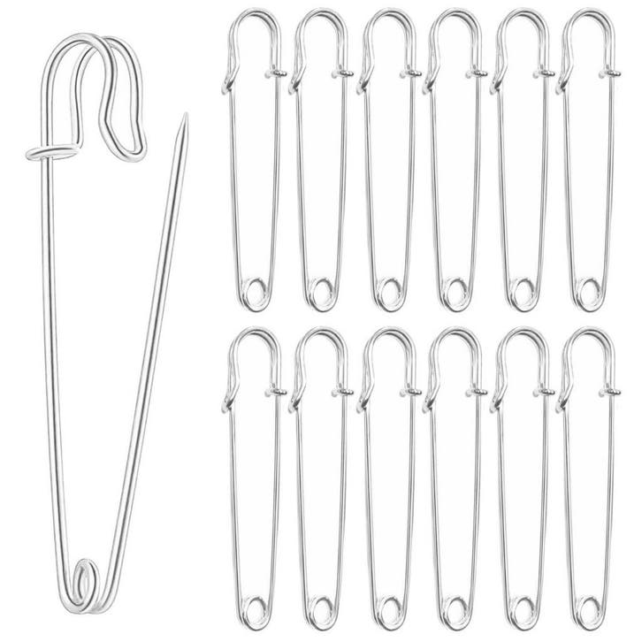 Fako Bijoux - Grote Veiligheidsspeld - Sierspeld -, Handtassen en Accessoires, Broches, Verzenden