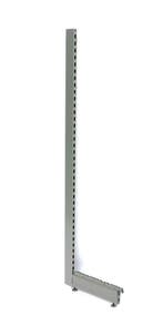 Staander/Stijl H211 + voet 57cm (Eindstuk om een rij af te, Nieuw in verpakking