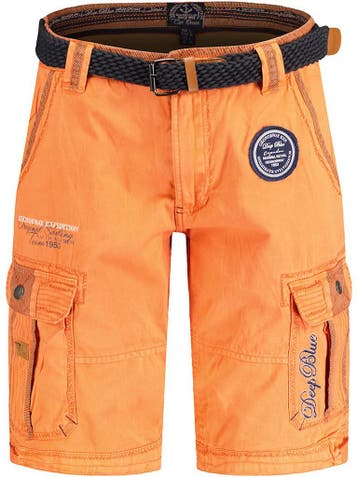 Geographical Norway Heren Bermuda Met Riem Paillette Coral, Kleding | Heren, Broeken en Pantalons, Verzenden, Nieuw