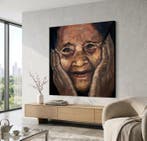 Tran Van Hieu (2001) - Souvenir dIndochine 150 150 cm, Antiquités & Art, Art | Peinture | Moderne