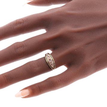 Zonder minimumprijs - Ring - 18 karaat Geel goud - Diamant -