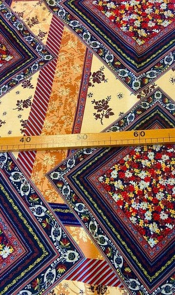 Elegant weefsel met een rijke en complexe textuur gemaakt in