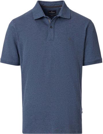 CASAMODA Polo Stretch Melange Navy maat Maat 52/54 (L) Heren, Kleding | Heren, Polo's, Maat 52/54 (L), CASAMODA, Nieuw, Verzenden