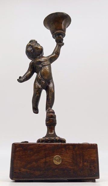 Chandelier - Bronze, Bois - Bougeoir en bronze