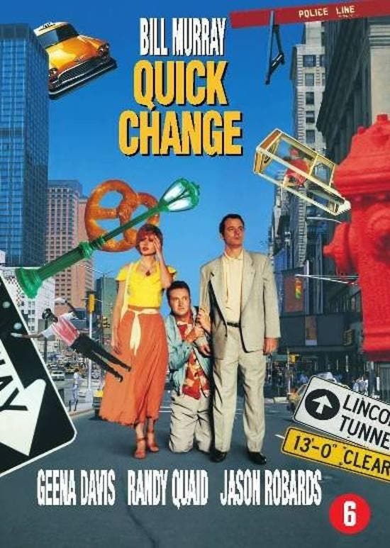 Quick Change op DVD, Cd's en Dvd's, Dvd's | Komedie, Nieuw in verpakking, Verzenden