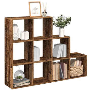 vidaXL Kamerscherm / boekenkast 137,5x29x103,5 cm hout oud, Verzenden, Nieuw