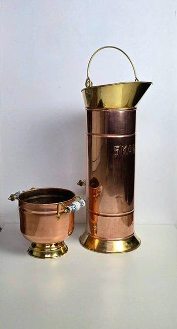 Porte-parapluies (2) - Cuivre, Laiton - Dutch Copper & Brass