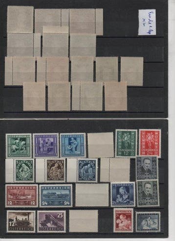 Oostenrijk 1935/1937 - Oostenrijkse luxussamling aan het, Timbres & Monnaies, Timbres | Europe | Autriche