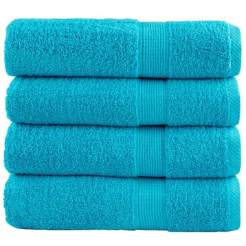 vidaXL Badhanddoeken SOLUND 4 st 600 g/m² 100x150 cm, Verzenden, Nieuw