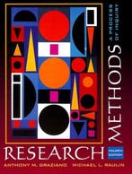 Research Methods 9780321049933 Anthony Graziano, Verzenden, Gelezen, Anthony Graziano