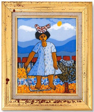 Candido Bid (1936-2011) - Niña Saltando Cuerda, Antiquités & Art