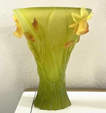 Daum - Vase - Jonquille - Cristal