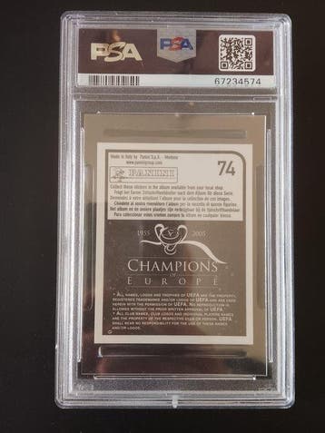 2005 Panini Champions of Europe Lionel Messi 74 Graded card, Nieuw