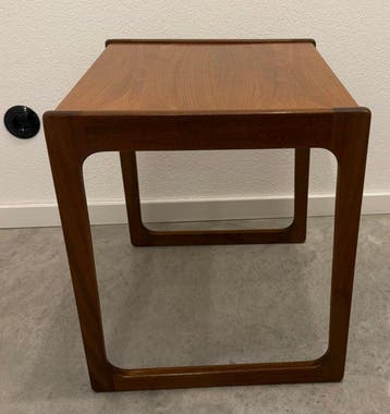 Bijzettafel - Hout - Deense teak bijzettafel