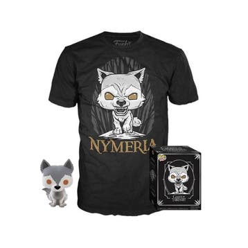 Funko Pop! Tee Box GOT- Nymeria Direwolf - Maat XL, Verzenden, Nieuw