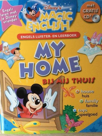 My home /bij mij thuis / Disneys magic English Sanoma, Boeken, Verzenden, Gelezen, Sanoma