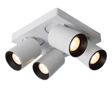 Lucide NIGEL - Plafondspot 4xGU10/5W Dim to Warm Wit, Huis en Inrichting, Verzenden, Nieuw
