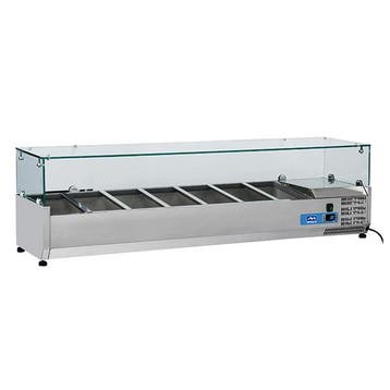 Opzetkoelvitrine | 5x 1/3 GN + 1x 1/2 GN | +2°C/+8°C |, Verzenden, Nieuw in verpakking