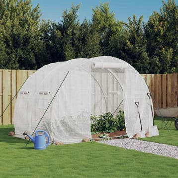vidaXL Tuinkas met stalen frame 6 m² 3x2x2 m, Verzenden