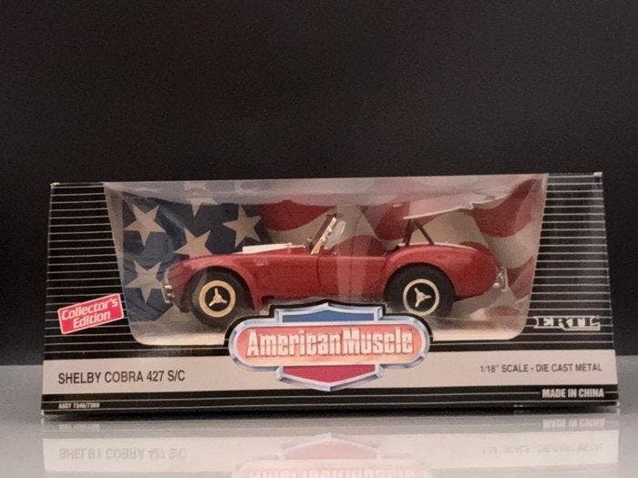 Ertl 1:18 - Modelauto - Shelby Cobra 427 S/C, Hobby & Loisirs créatifs, Voitures miniatures | 1:5 à 1:12