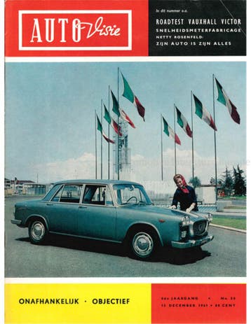 1961 AUTOVISIE MAGAZINE 50 NEDERLANDS, Ophalen of Verzenden