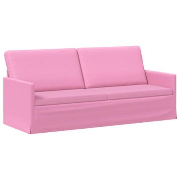 vidaXL 3-zits sofa Roze 190 x 81 x 82 cm Stof, Verzenden