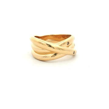 Zonder minimumprijs - Ring Zilver - 0.08ct. tw. Diamant, Nieuw