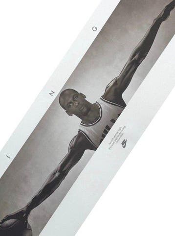 Michael Jordan - Original Nike wings Poster - Michael, Antiek en Kunst