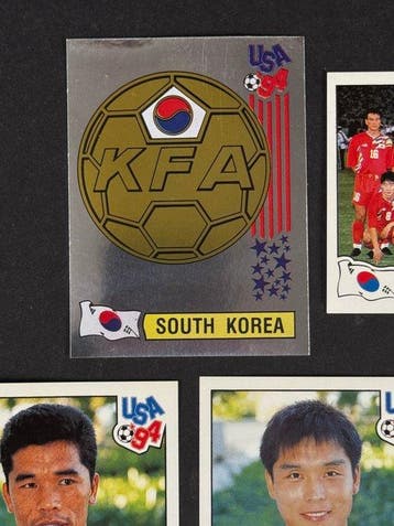 1994 Panini USA 94 World Cup, South Korea: complete team, Nieuw