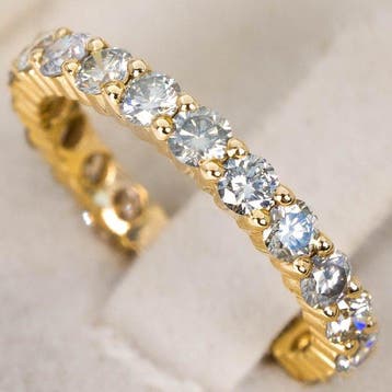 Zonder minimumprijs - Ring - 14 karaat Geel goud - 1.69ct.