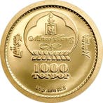 Mongolië. 1000 Tögrög (Chinggis Khaan) 2014 (Zonder