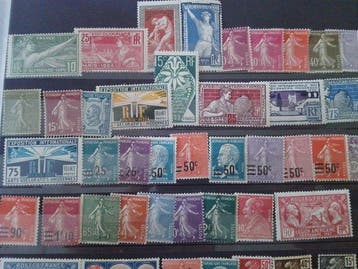 Frankrijk 1924/1932 - Selectie Franse postzegels in, Gestempeld