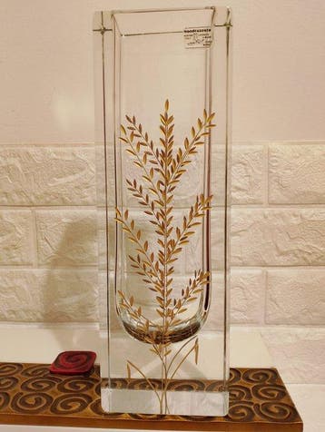 Alessandro Mandruzzato - Bloempot - Muranoglas -
